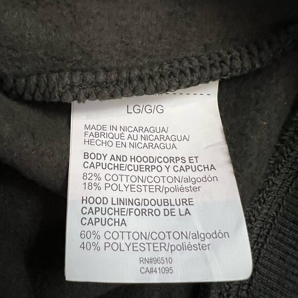 Under Armour Hoodie Mens Large Rival Fleece Full Zip 1345588 Green Sweatshirt - Picture 5 of 8